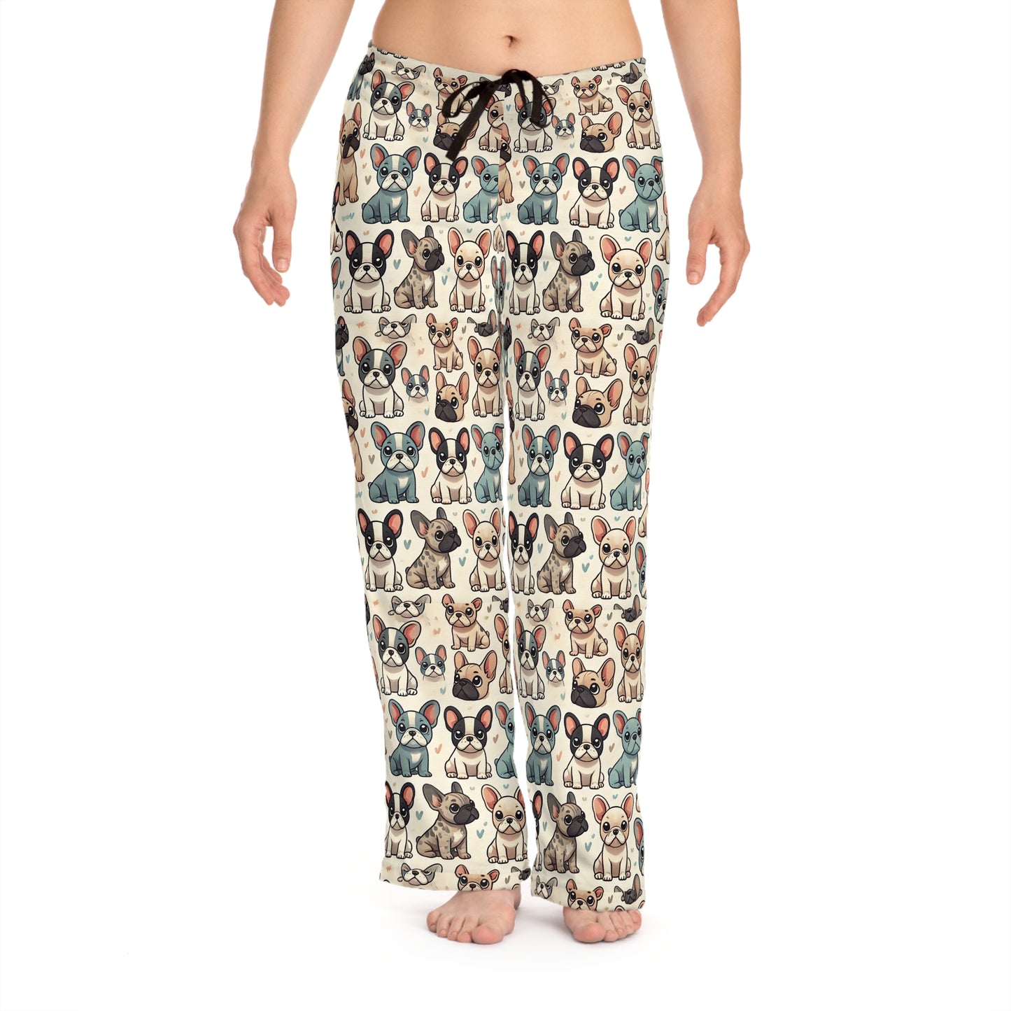 French Bulldog Frenchie Pajama Bottoms, Lounge Pants