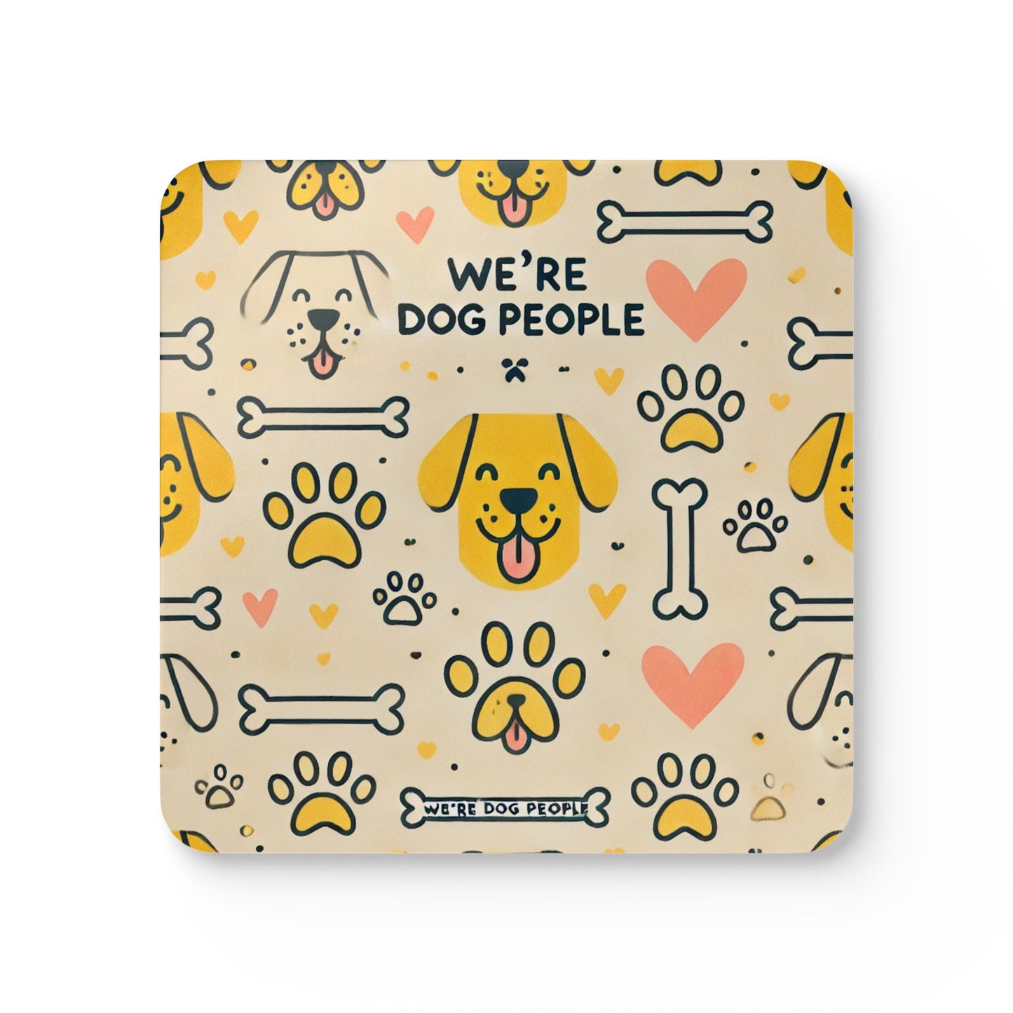 We're Dog People Coaster Set