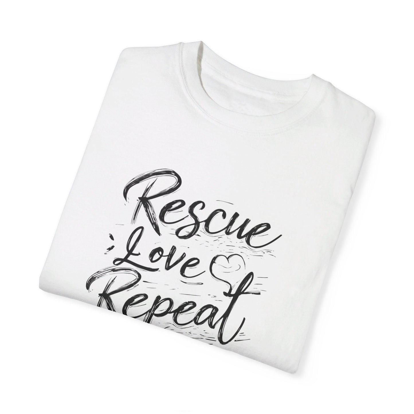 Rescue Dog Shirt, Support Rescue Dogs Gift, Rescue Love Repeat