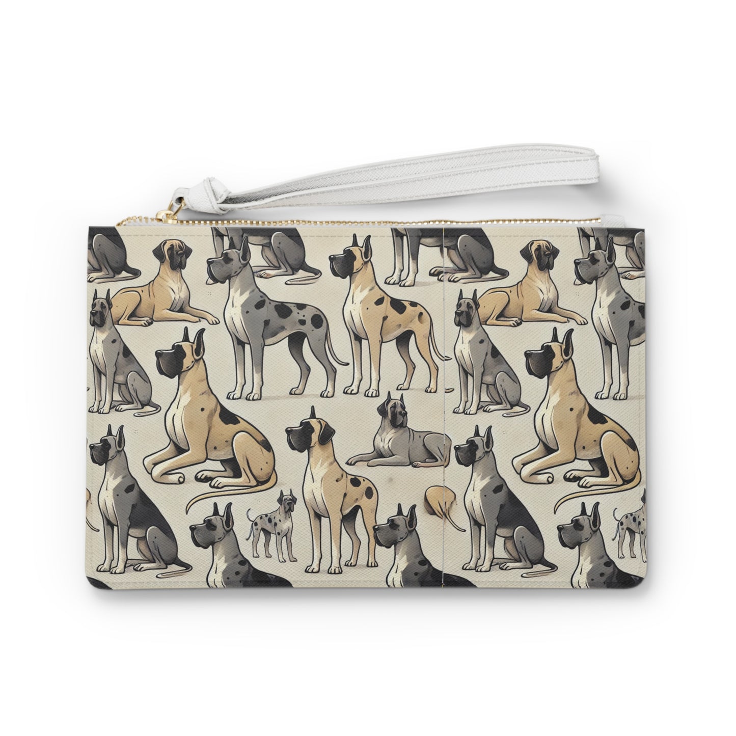 Great Dane Clutch Bag, Small Purse for Phone, Makeup, Keys