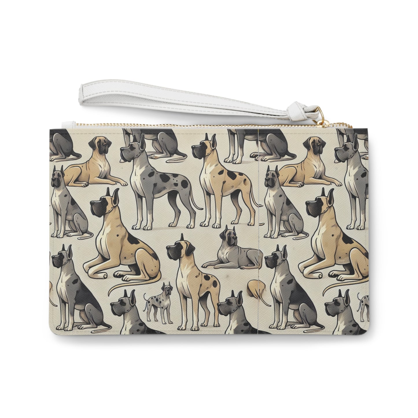 Great Dane Clutch Bag, Small Purse for Phone, Makeup, Keys