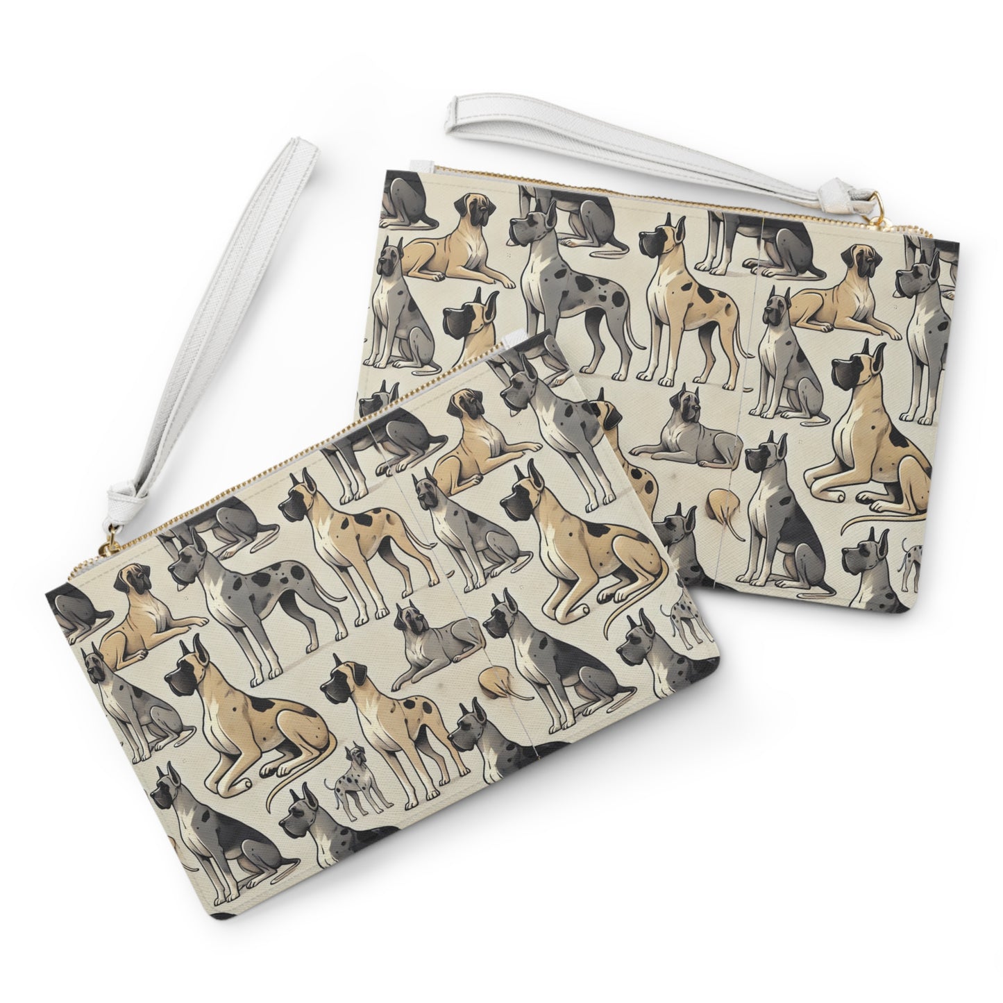 Great Dane Clutch Bag, Small Purse for Phone, Makeup, Keys