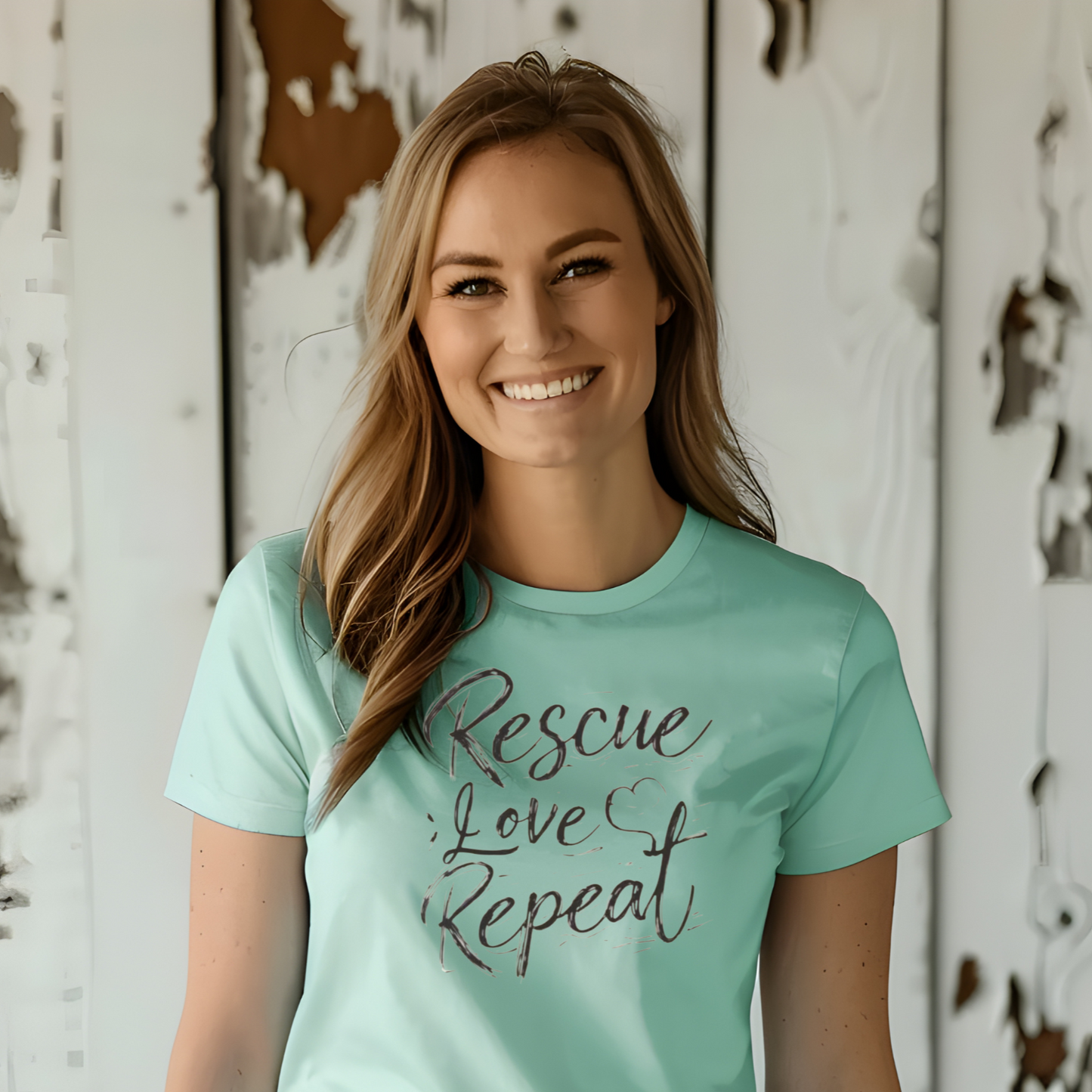 Rescue Dog Shirt, Support Rescue Dogs Gift, Rescue Love Repeat