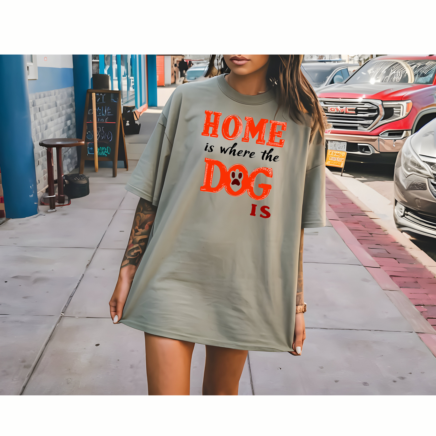 Home is Where the Dog Is Tshirt, Unisex