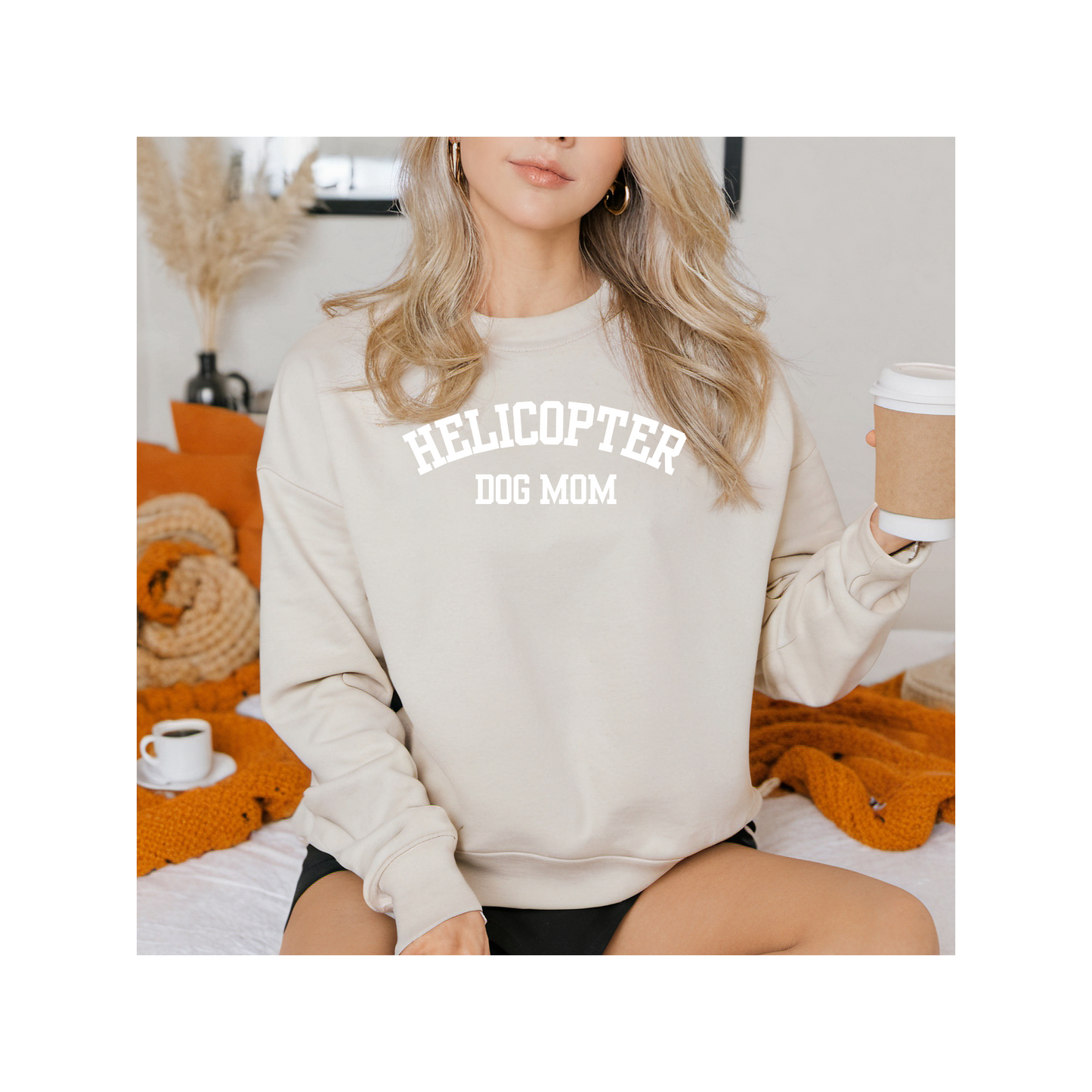 Helicopter Dog Mom Sweatshirt