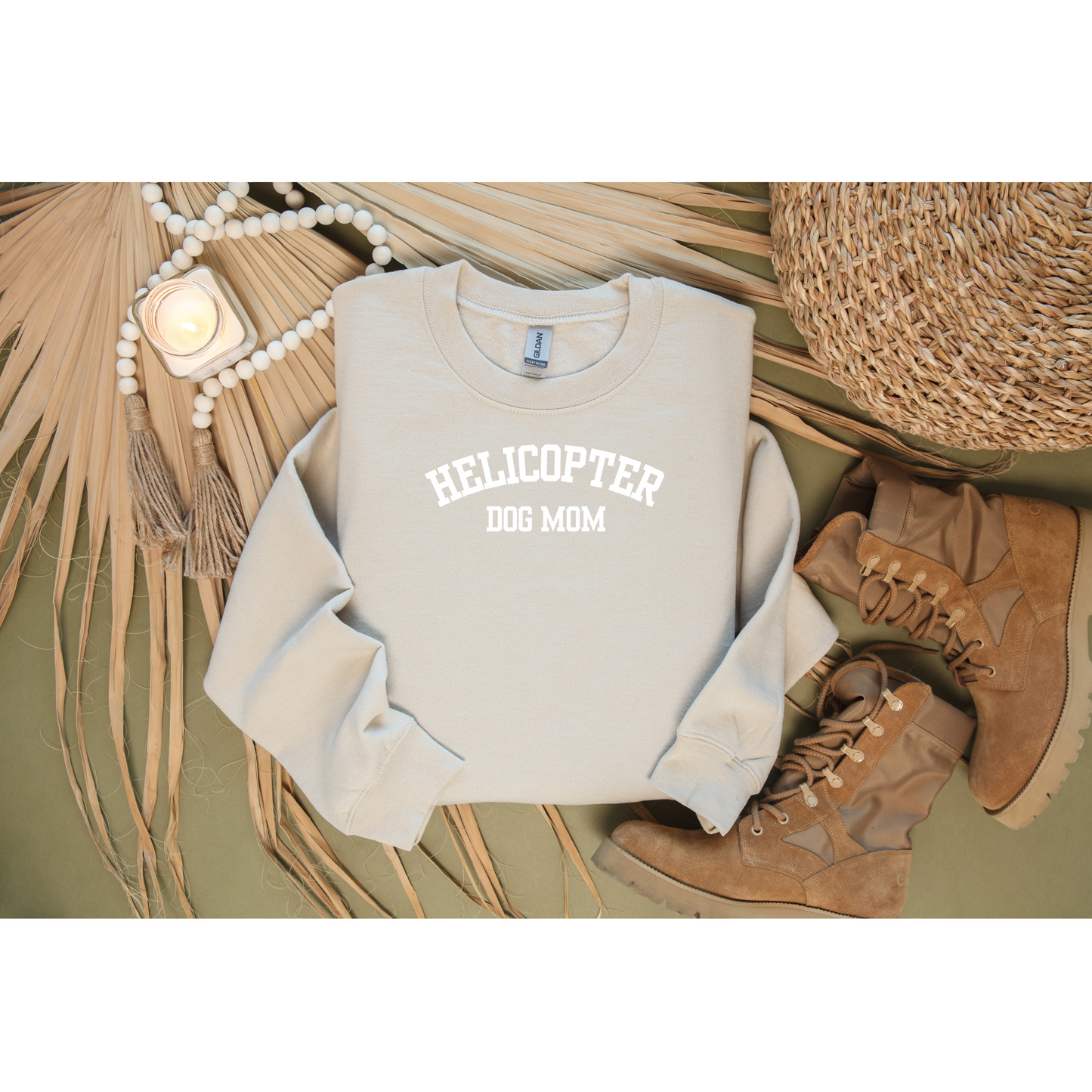 Helicopter Dog Mom Sweatshirt