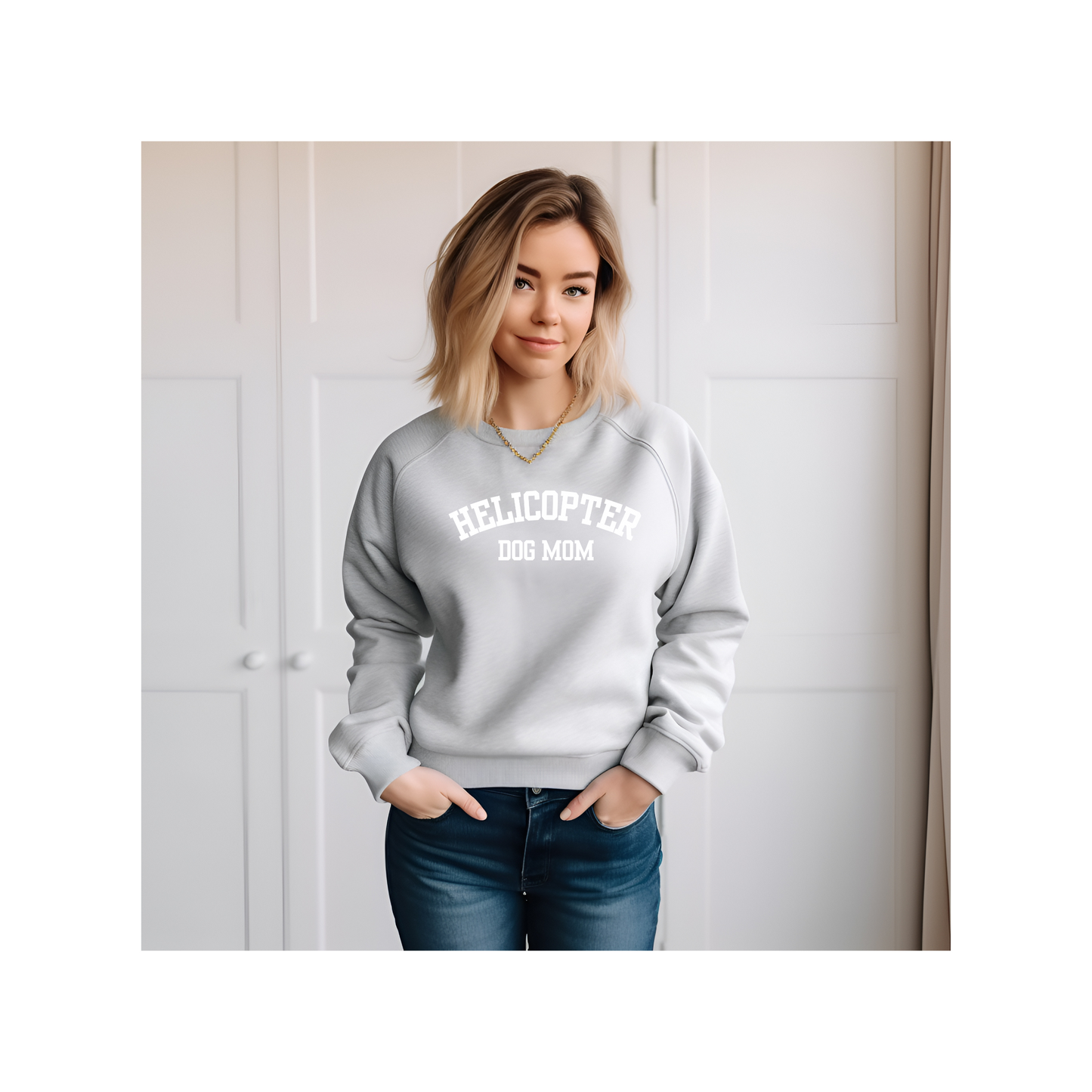 Helicopter Dog Mom Sweatshirt